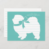 Chow Chow Dog Puppy Bedankkaart (Voorkant / Achterkant)