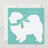 Chow Chow Dog Puppy Bedankkaart (Voorkant)