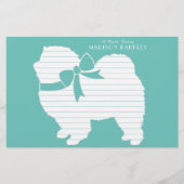 Chow Chow Dog Puppy Briefpapier (Voorkant)