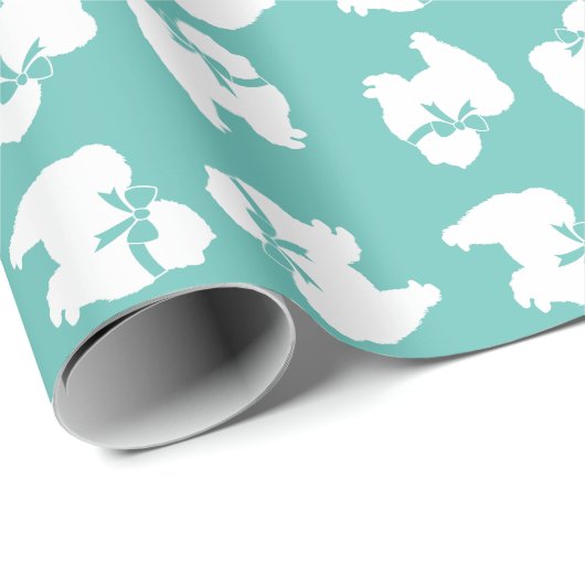 Chow Chow Dog Puppy Cadeaupapier (Rol Hoek)