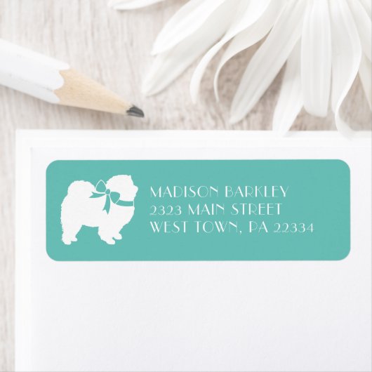 Chow Chow Dog Puppy Etiket (Insitu)