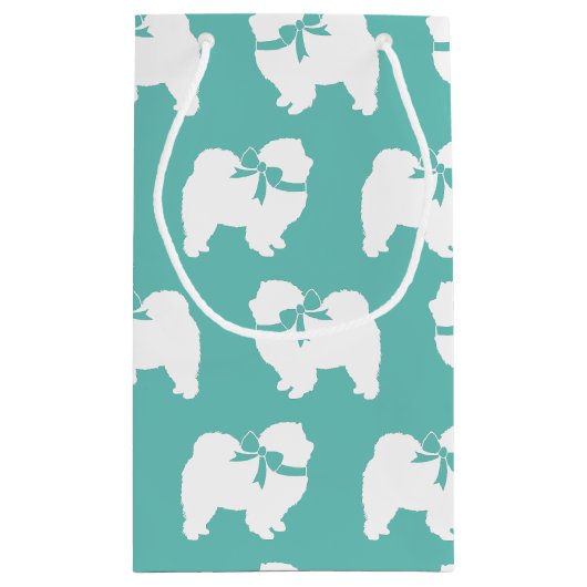 Chow Chow Dog Puppy Klein Cadeauzakje (Achterkant)