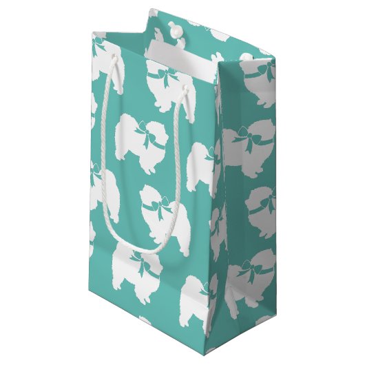 Chow Chow Dog Puppy Klein Cadeauzakje (Voorkant Gekanteld)