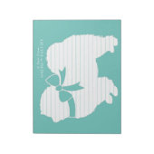 Chow Chow Dog Puppy Notitieblok (Linkerzijde)