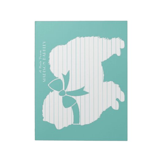 Chow Chow Dog Puppy Notitieblok (Linkerzijde)