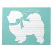 Chow Chow Dog Puppy Notitieblok (Voorkant)