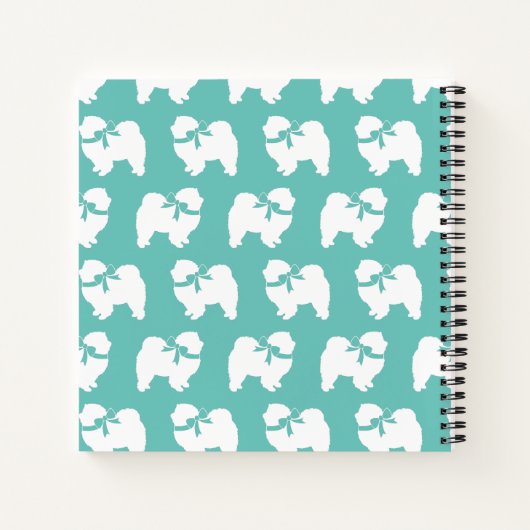 Chow Chow Dog Puppy Notitieboek (Achterkant)