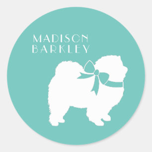 Chow Chow Dog Puppy Ronde Sticker
