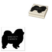 Chow Chow Dog Puppy Rubberstempel (Gestempeld)