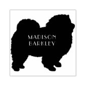 Chow Chow Dog Puppy Rubberstempel (Afrduk)