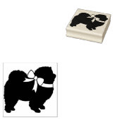Chow Chow Dog Puppy Rubberstempel (Gestempeld)