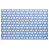 Chow Chow Dog Silhouette Pet Blue Stof (Fat Quarter)