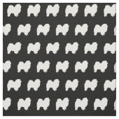 Chow Chow Dog Silhouette Pet Stof (Swatch)