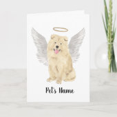 Chow Chow Dog Sympathy Memorial Kaart (Voorkant)