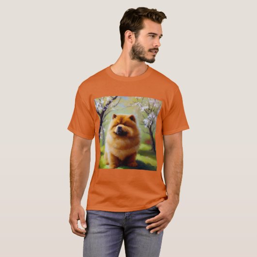 Chow Chow Dog T-shirt (Voorkant volledig)