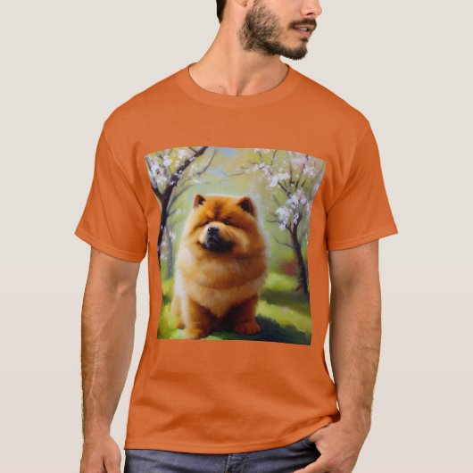 Chow Chow Dog T-shirt (Voorkant)