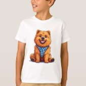 Chow Chow Dog T-shirt (Voorkant)