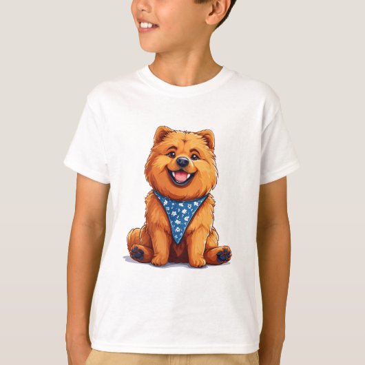 Chow Chow Dog T-shirt (Voorkant)