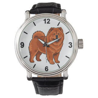 Chow Chow Dog Wrist Watch Fluffy Pet Style Horloge