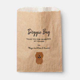 Chow Chow Doggie Bag for Wedding, Favor Bags Bedankzakje