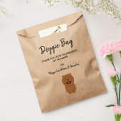 Chow Chow Doggie Bag for Wedding, Favor Bags Bedankzakje (Gezegeld)
