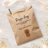 Chow Chow Doggie Bag for Wedding, Favor Bags Bedankzakje (Geknipt)