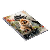 Chow Chow Een Chinese Tuin verkennen Notitieboek (Rechterzijde)
