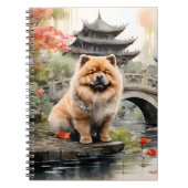 Chow Chow Een Chinese Tuin verkennen Notitieboek (Voorkant)