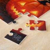 Chow Chow Geheugentempel Halloween Kunst Legpuzzel (Zijkant)