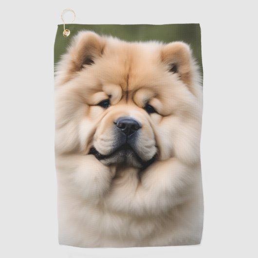 Chow Chow Golfhanddoek (Voorkant)