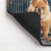 Chow Chow Halloween Griezelig Muismat (Hoek)
