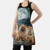 Chow Chow Halloween Griezelig Schort (Insitu)