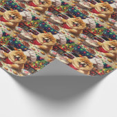 Chow Chow Holiday Baking: Feestelijke Kerst Cadeaupapier (Hoek)