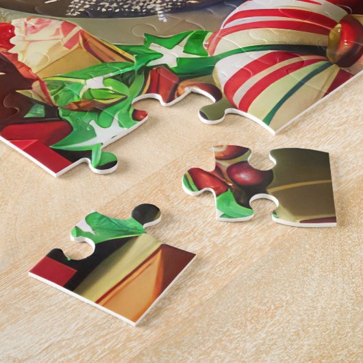 Chow Chow Holiday Baking: Feestelijke Kerst Legpuzzel (Zijkant)