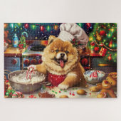 Chow Chow Holiday Baking: Feestelijke Kerst Legpuzzel (Horizontaal)