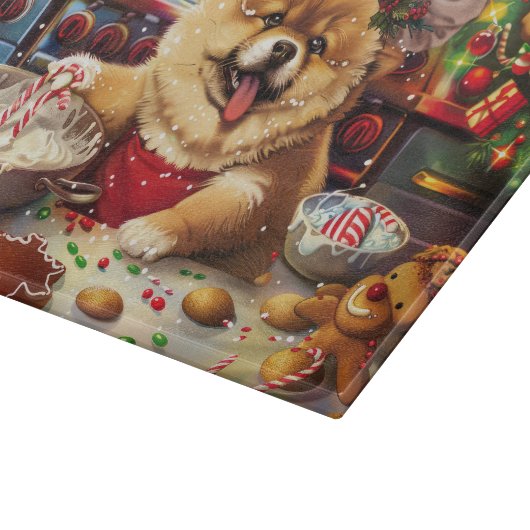 Chow Chow Holiday Baking: Feestelijke Kerst Snijplank (Hoek)
