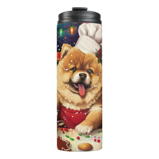 Chow Chow Holiday Baking: Feestelijke Kerst Thermosbeker (Voorkant)