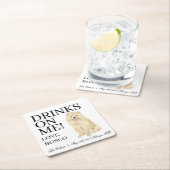 Chow Chow Hond bruiloft Kartonnen Onderzetters (Insitu)