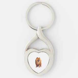 Chow Chow-hond Chinees hondenras voor een Chow Cho Sleutelhanger
