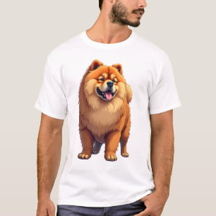 Chow Chow-hond Chinees hondenras voor een Chow Cho T-shirt