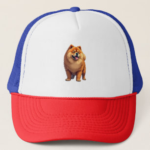 Chow Chow Hond Chinees Hondenras voor een Chow Cho Trucker Pet