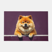 Chow Chow Hond deurmat Kunst (Voorkant)