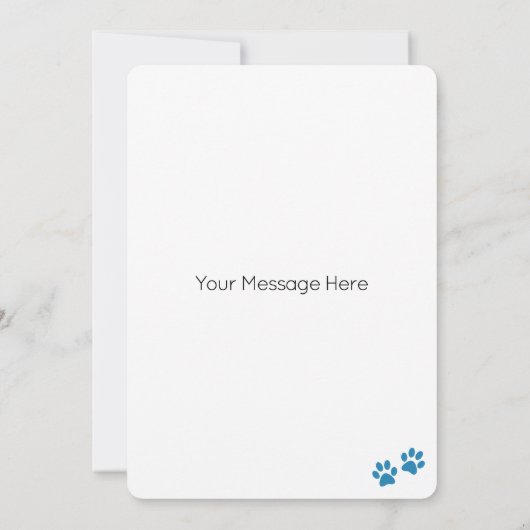 Chow Chow Hond Gepersonaliseerde Gelukkige Verjaar Kaart (Achterkant)