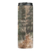 Chow Chow Hond Rijden Motorfiets Kerstmis Thermosbeker (Achterkant)