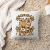 Chow Chow hondenhemd vintage gravure grappig huisd Kussen (Deken)