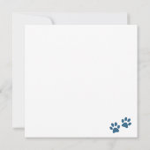 Chow Chow Hondenkaart (Achterkant)