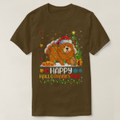 Chow Chow Hondenliefhebber Funny Happy Chow HelloT T-shirt (Design voorkant)