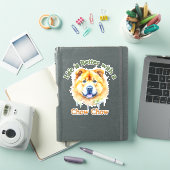 Chow Chow Hondenliefhebber sticker sticker, honden (iPad Cover)