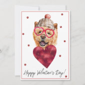 Chow Chow Hondenliefhebber Valentijn Gift Holiday Feestdagenkaart (Voorkant)