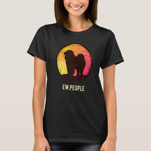 Chow Chow-hondenras 8 T-shirt (Voorkant)